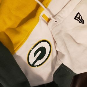 New Era Green Bay Packers hoodie zip up sweater